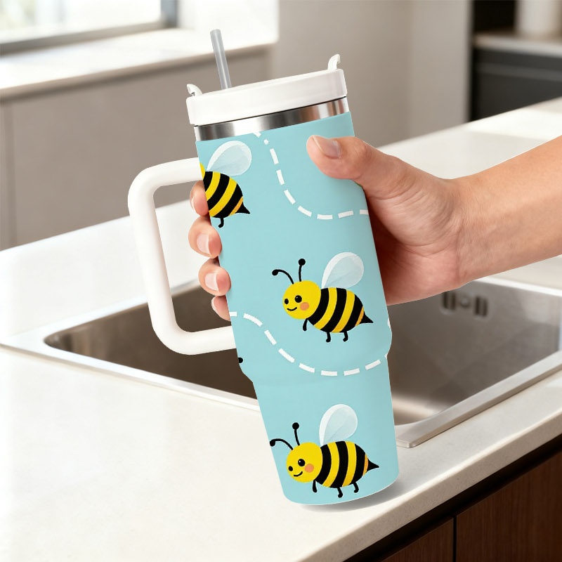 Sublimation Mug White - Copo Térmico de Aço Inoxidável de