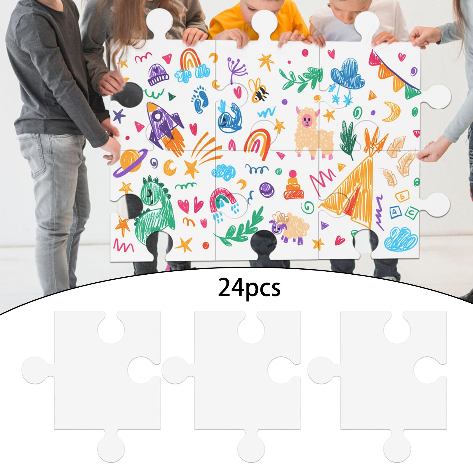 Puzzle Blank White - Quebra-cabeça em branco para crianças e