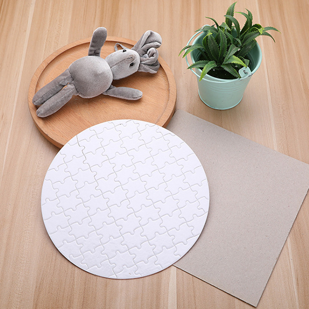 4 peças de folhas brancas para - Puzzle Blank White avaliação e preço