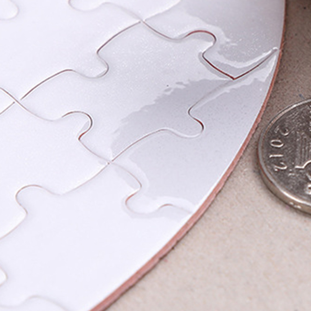4 peças de folhas brancas para - Puzzle Blank White avaliação e preço