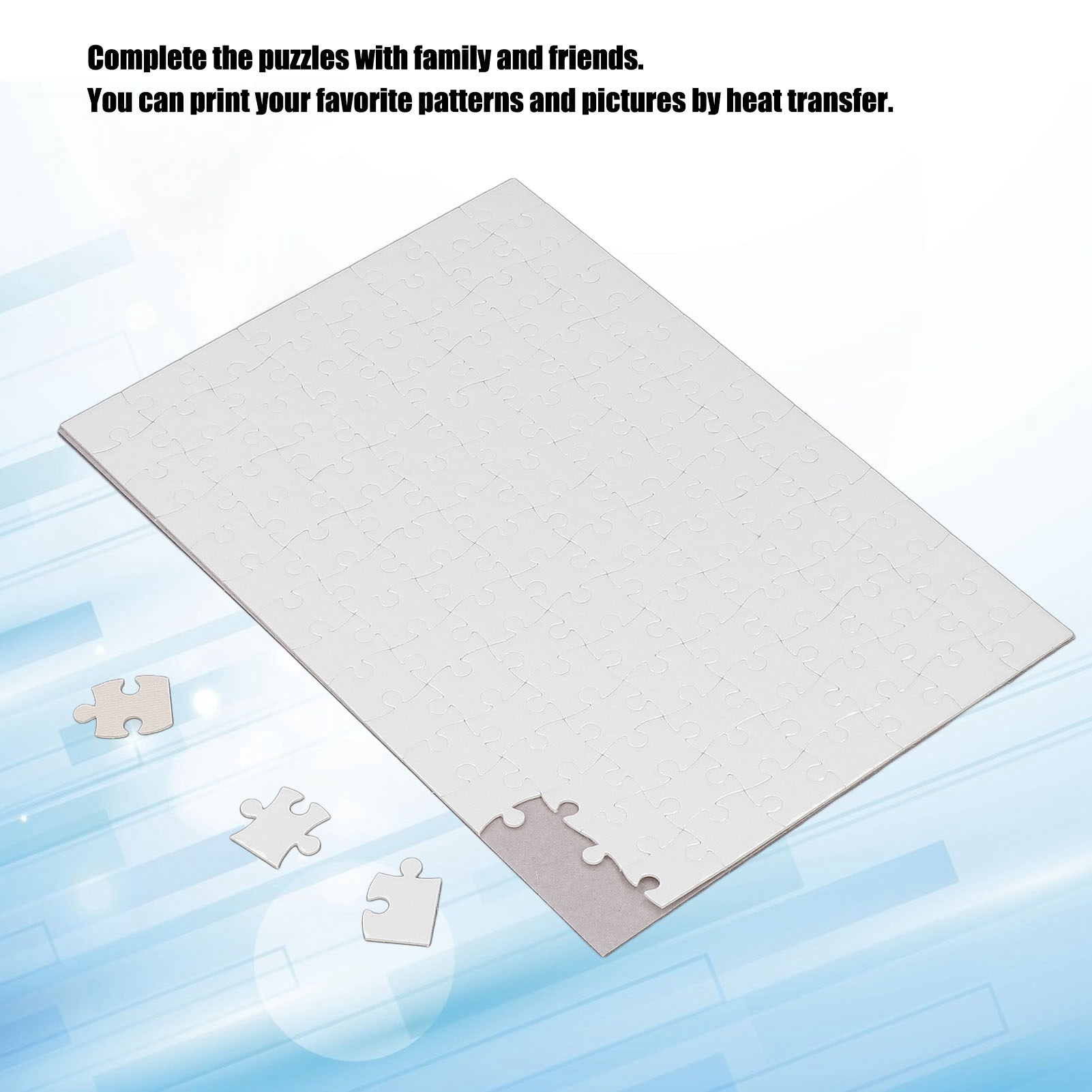 Kit de 10 Quebra-Cabeças em Br - Puzzle Blank White avaliação e preço