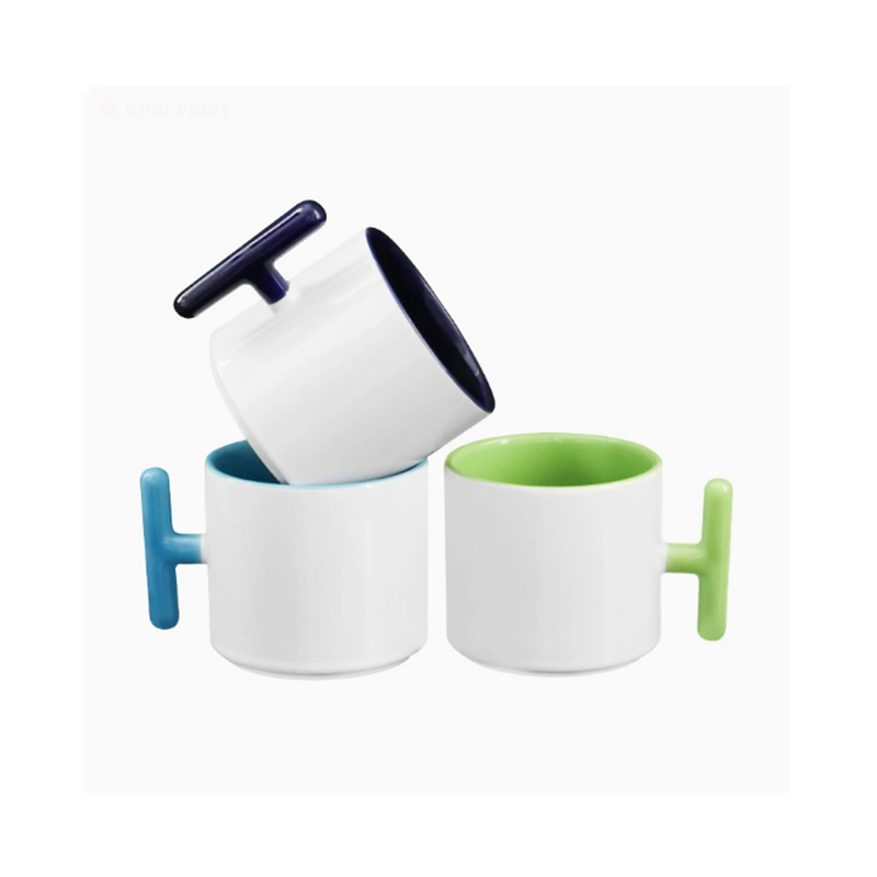 2 pçs criatividade em forma de - Sublimation Mug White avaliação e preço