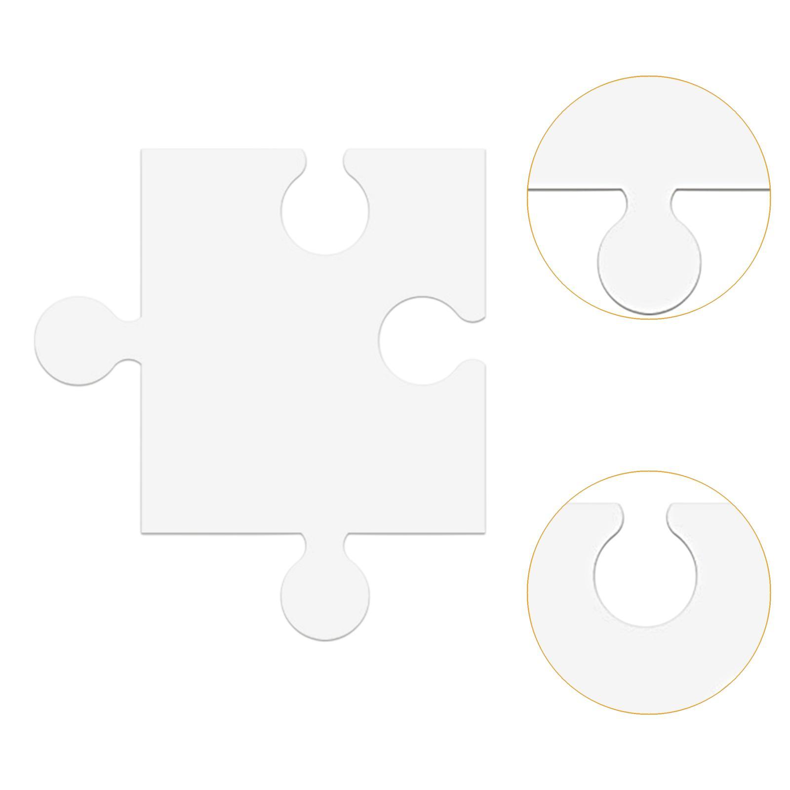 24 Peças de Quebra-Cabeças em  - Puzzle Blank White avaliação e preço