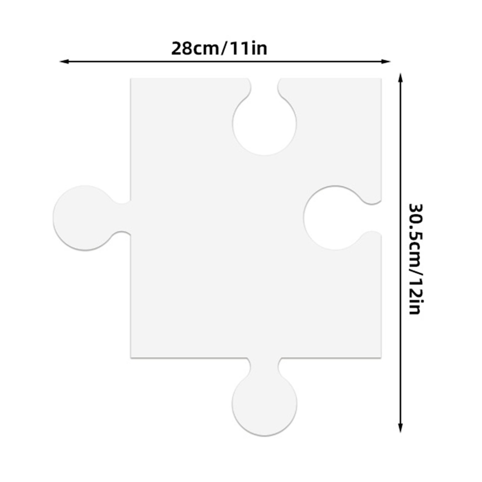 24 Peças de Quebra-Cabeças em  - Puzzle Blank White avaliação e preço